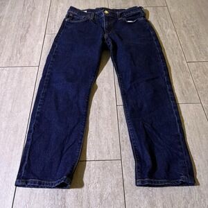 Levis 514 Jeans Womens 30x30 Blue Dark Wash Straight Leg Denim Premium Mid Rise